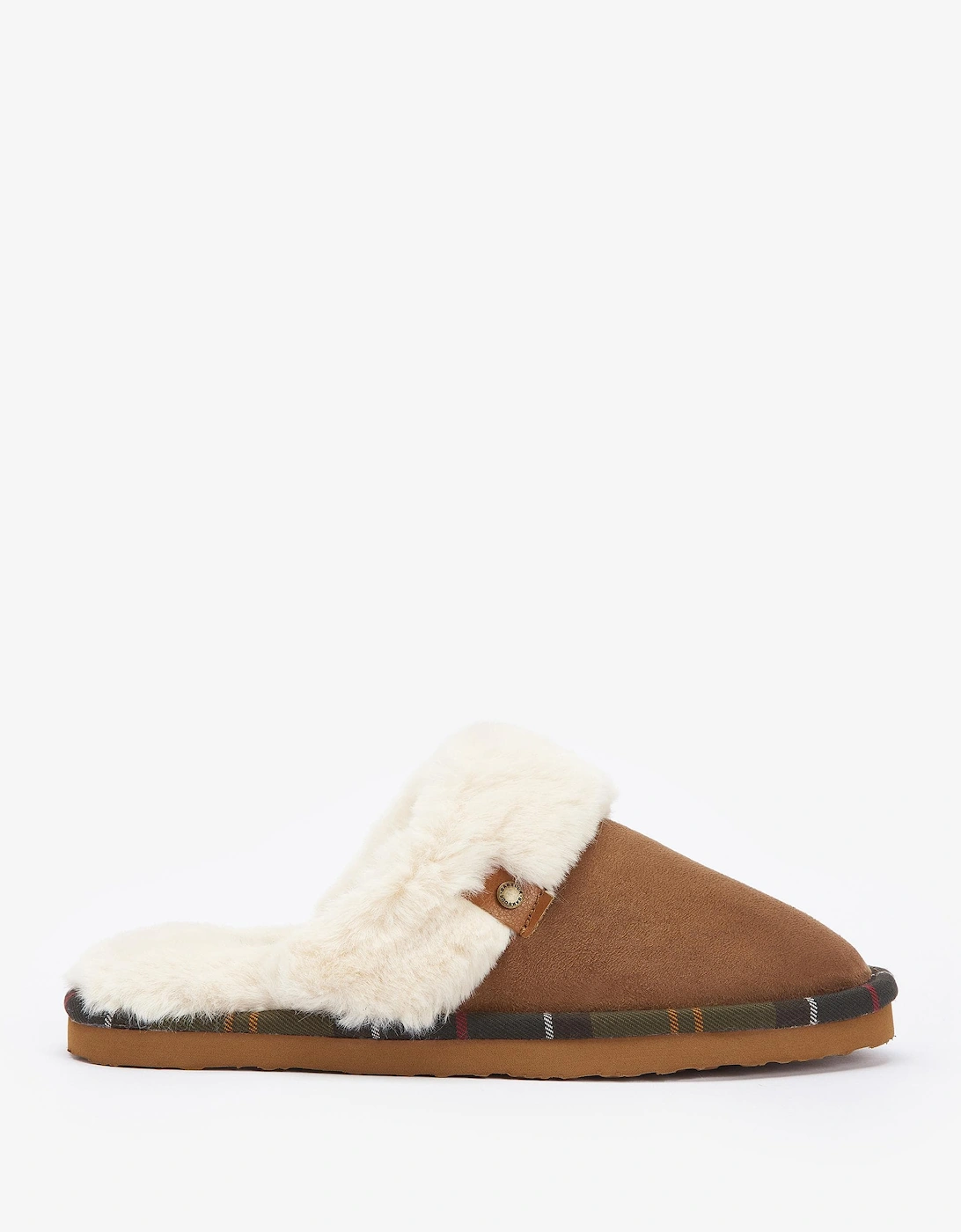 Claudia Womens Mule Slippers - Camel