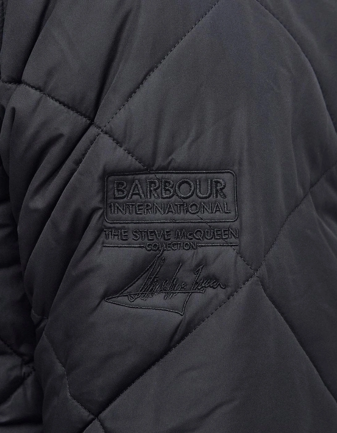 Quilted Merchant Mens Jacket - Black