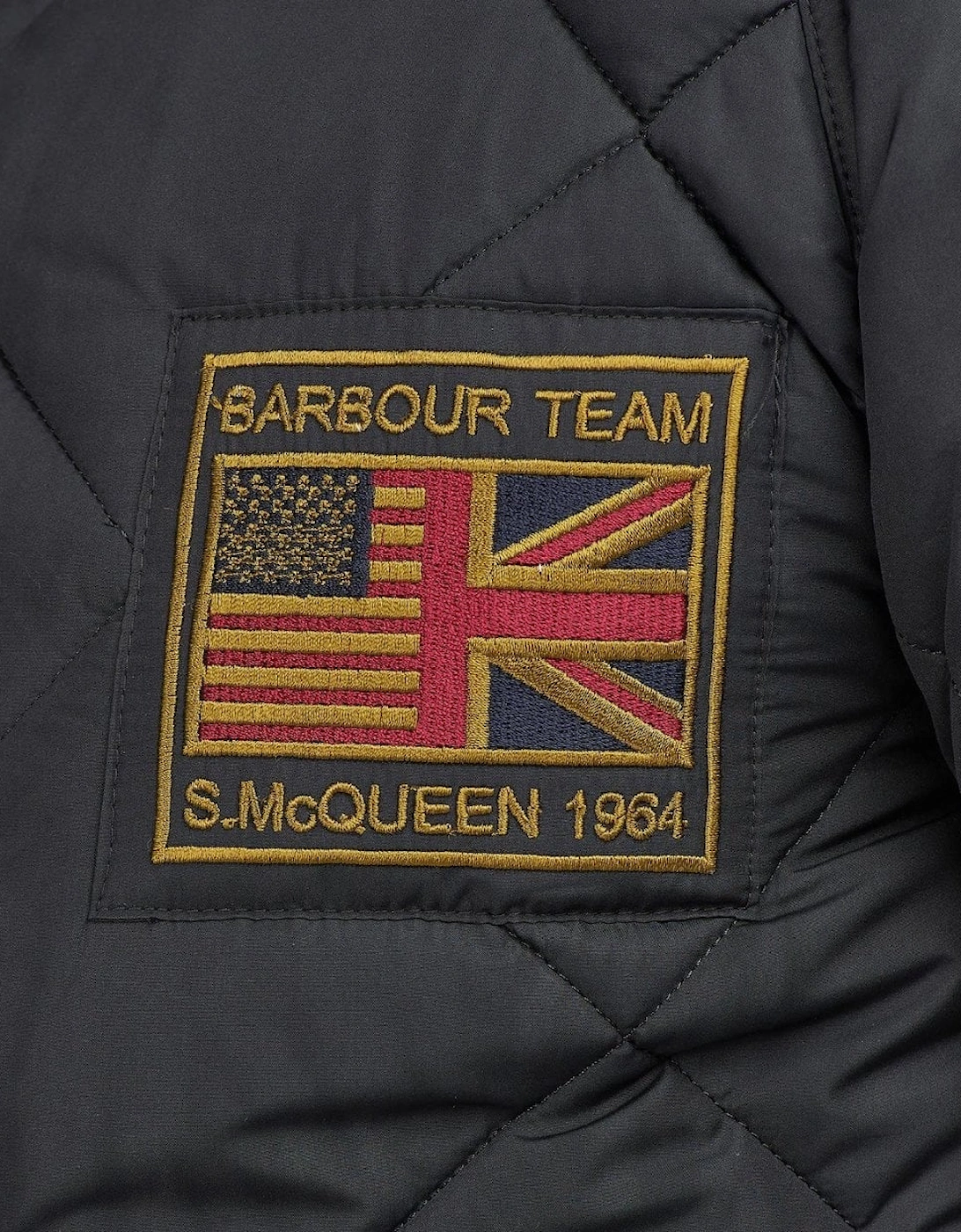 Quilted Merchant Mens Jacket - Black
