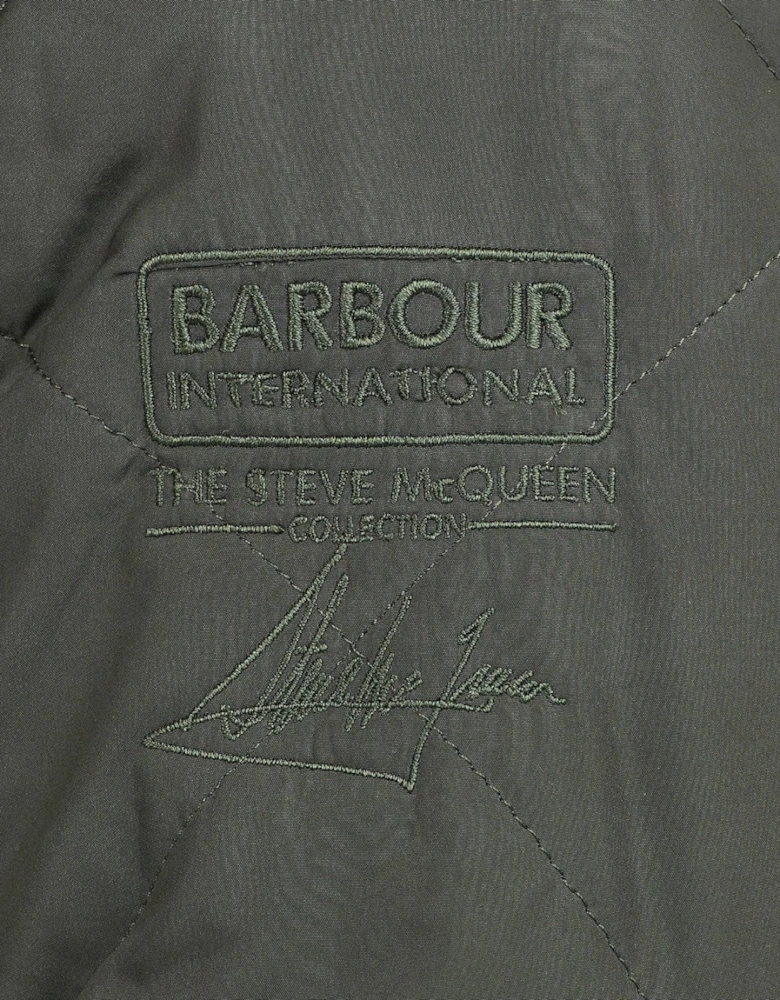 Quilted Merchant Mens Jacket - Sage