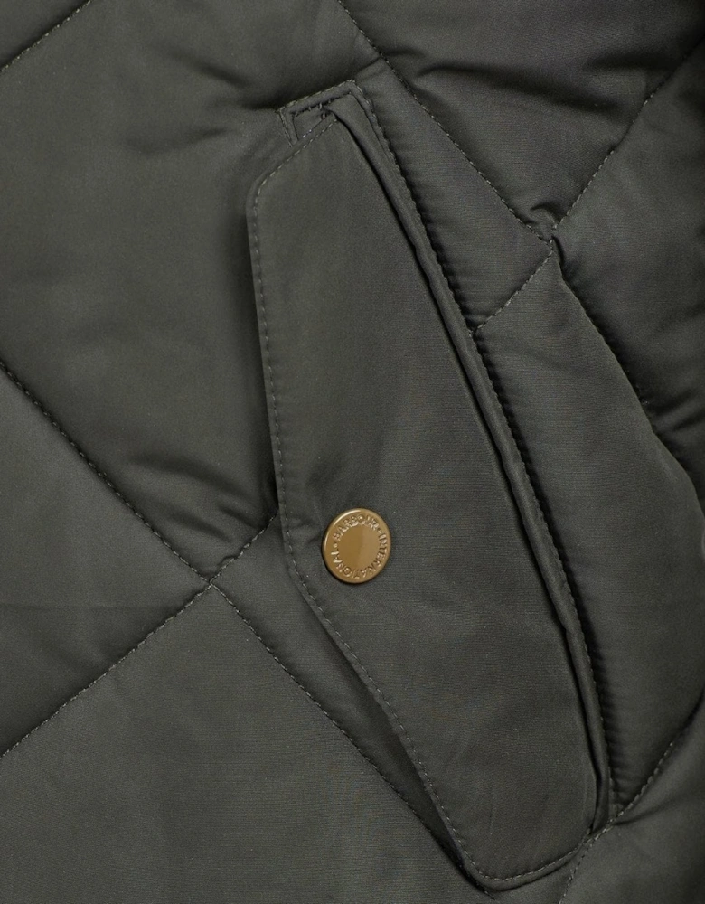 Quilted Merchant Mens Jacket - Sage
