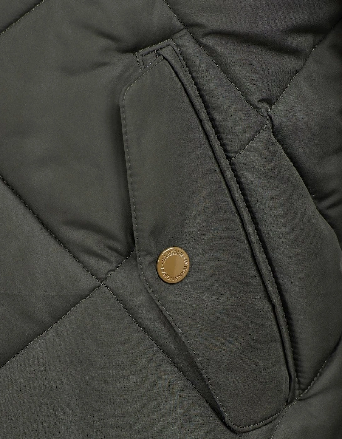 Quilted Merchant Mens Jacket - Sage