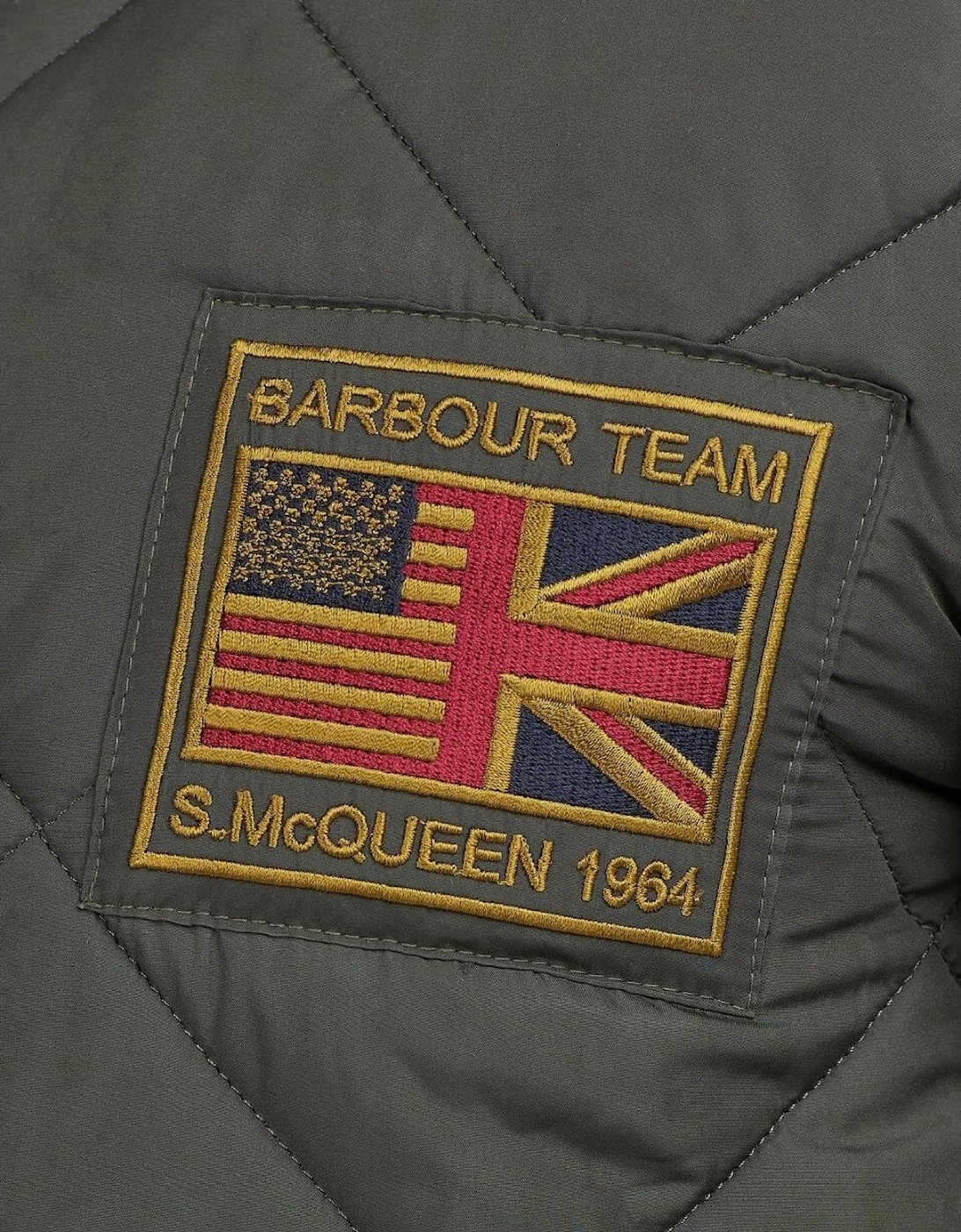 Quilted Merchant Mens Jacket - Sage