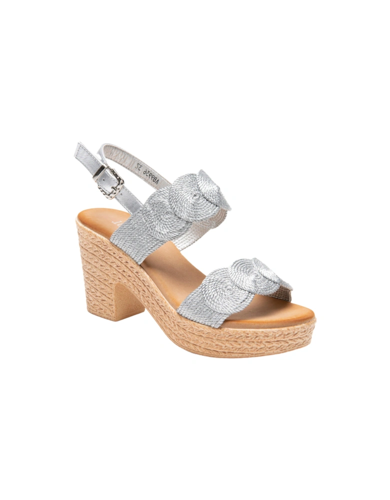 Sandal Wedge Woven Braided Block Heels Summer Espadrille Platform Shoes