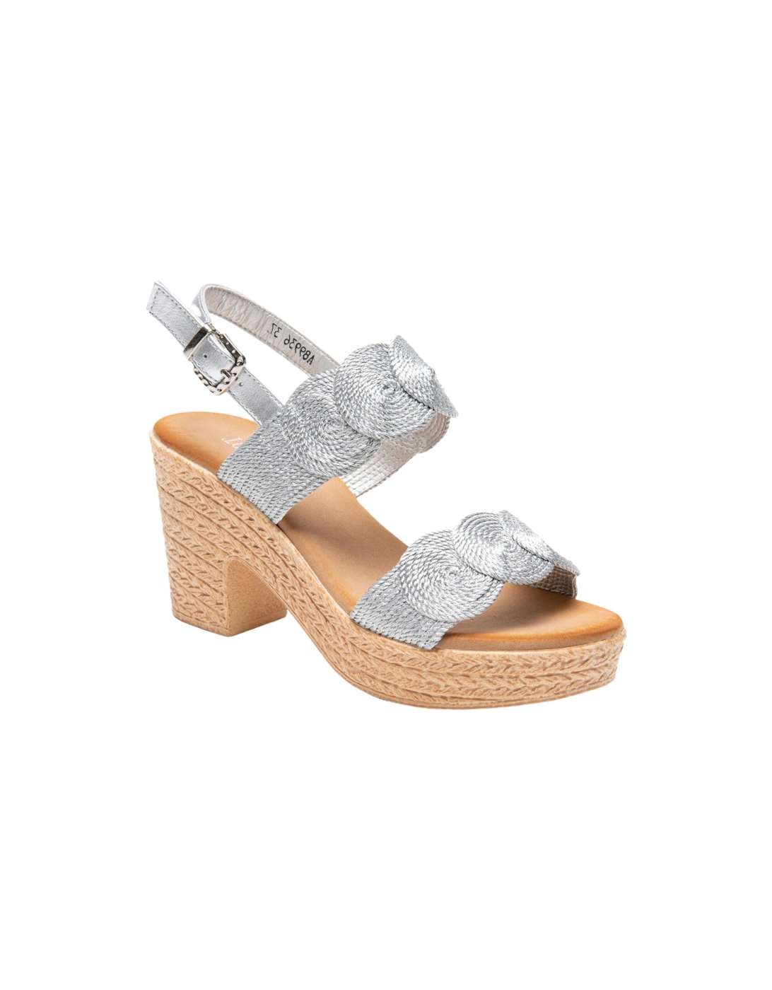 Sandal Wedge Woven Braided Block Heels Summer Espadrille Platform Shoes, 2 of 1