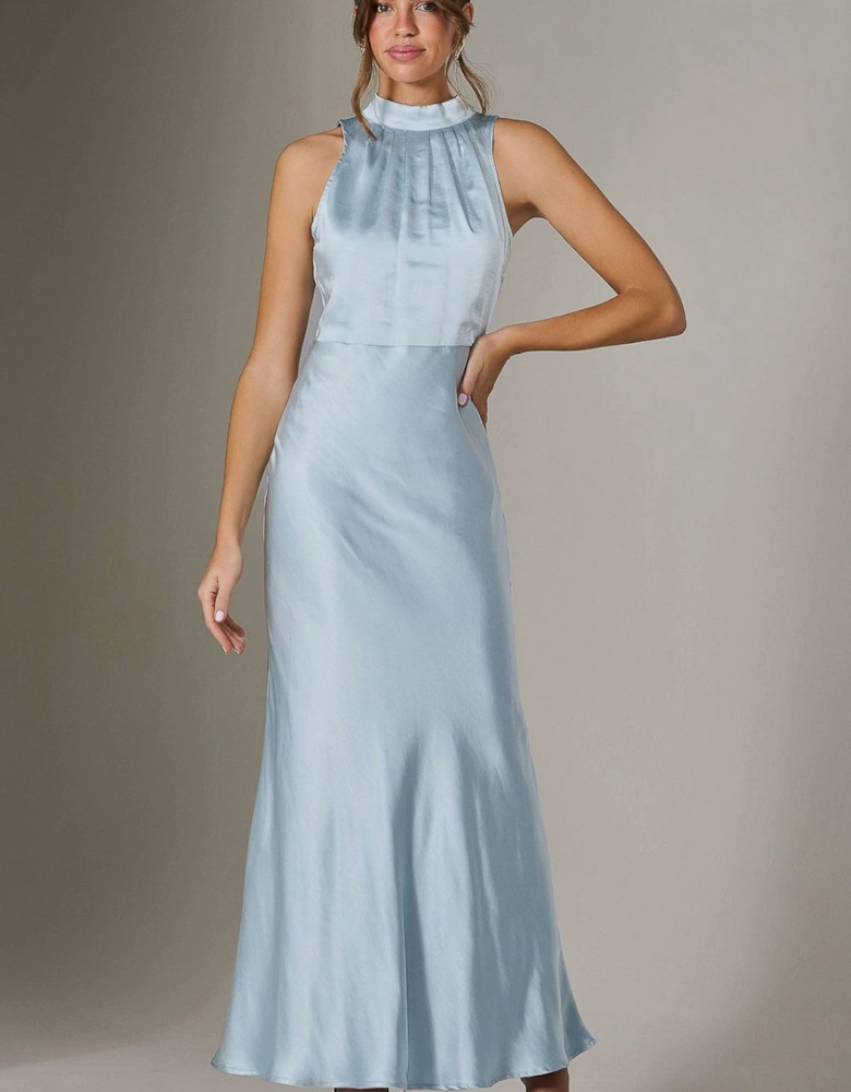 Halter Neck Maxi Dress