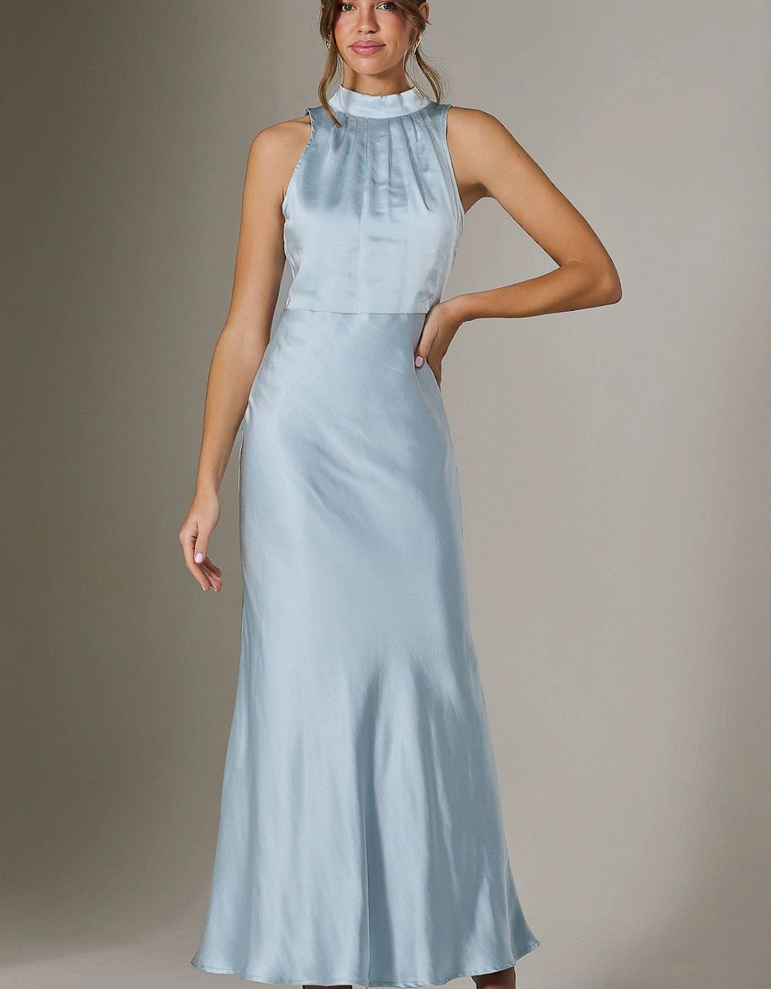 Halter Neck Maxi Dress, 2 of 1