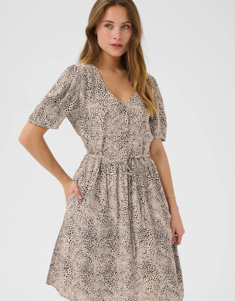 KAliana V-Neck Short Sleeve Mini Dress