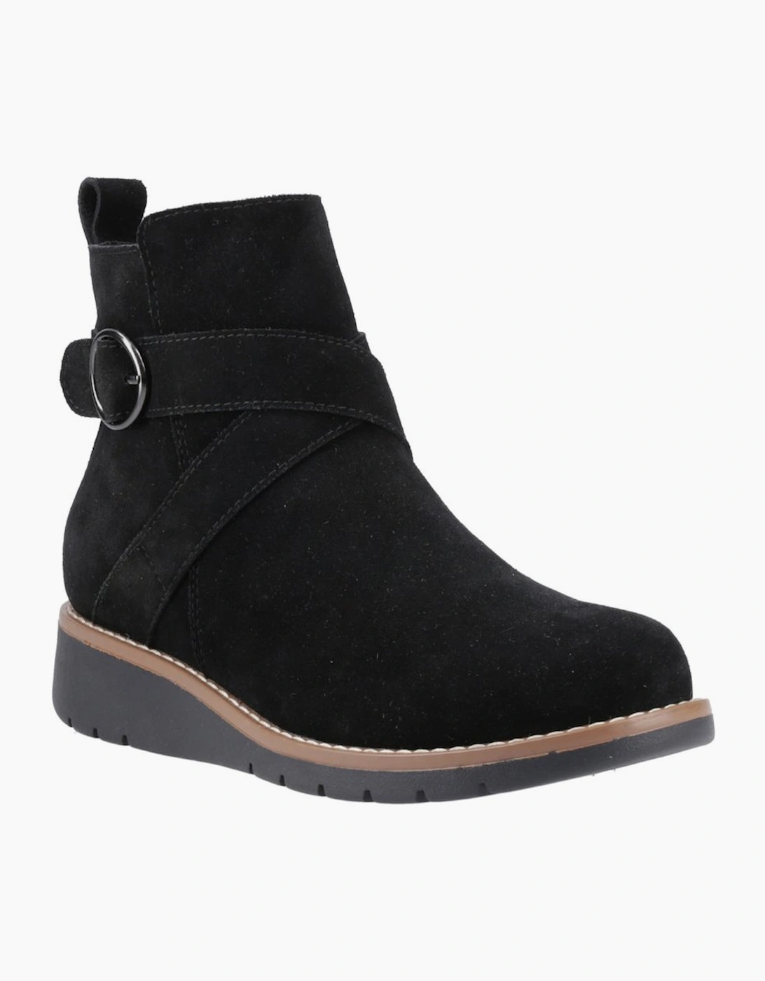 Hush Puppies Women's Black Lyra Buckle Boots - Size 7