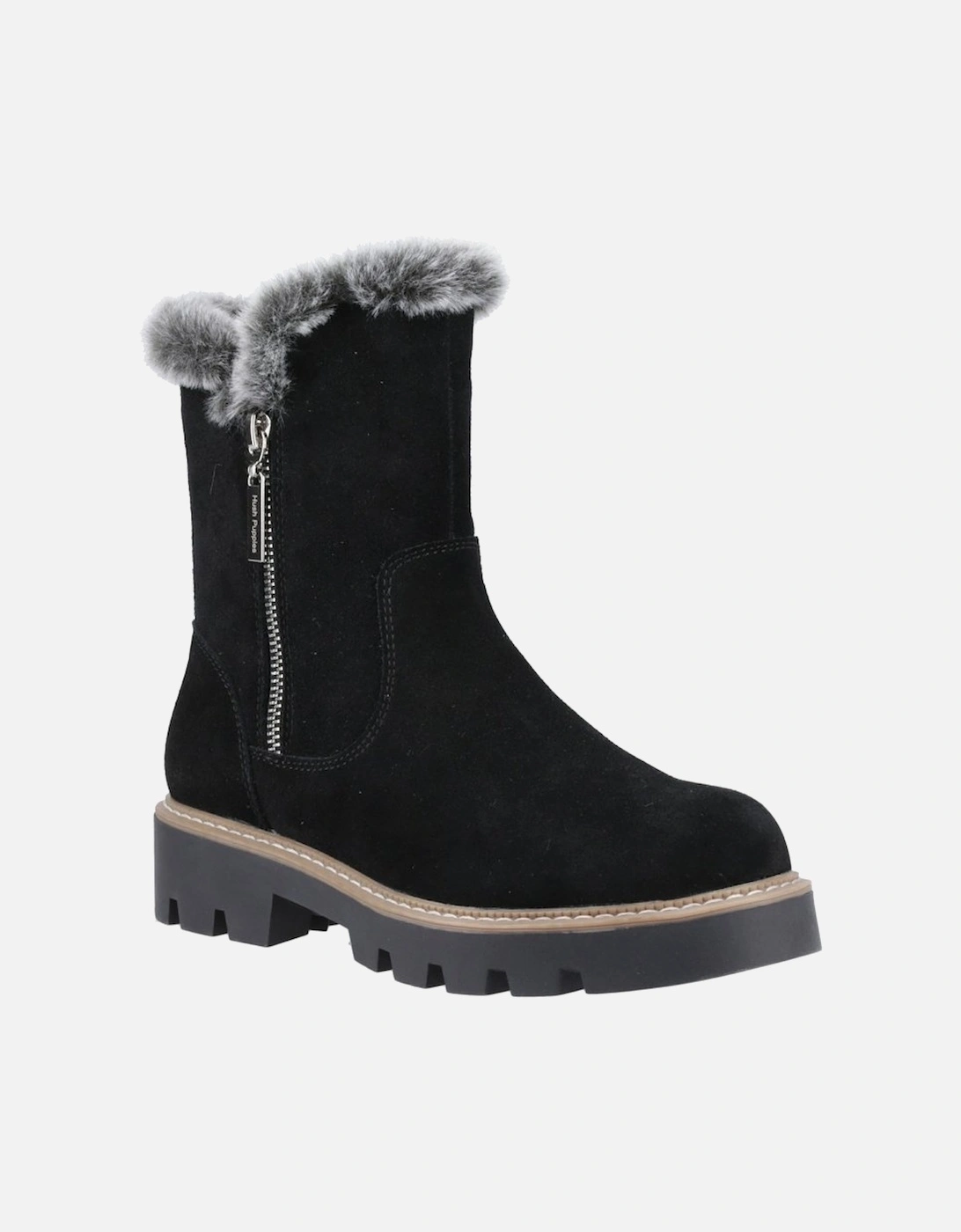 Ambre Womens Zip Boots, 6 of 5