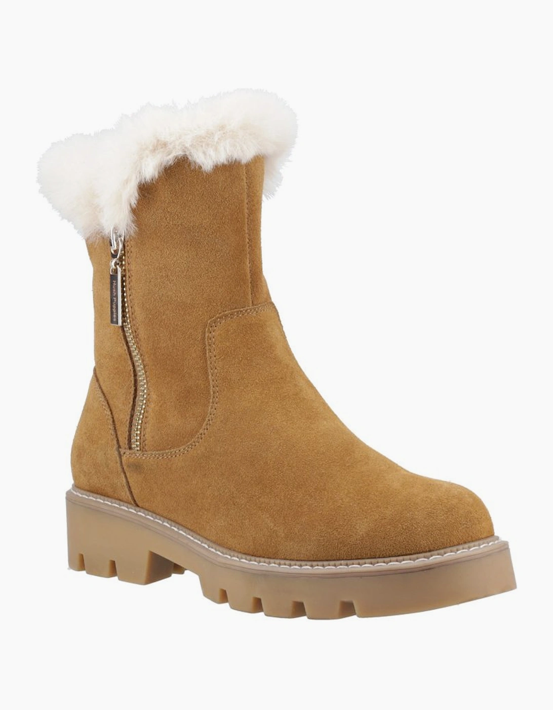 Hush Puppies Women's Brown Ambre Zip Boots - Size 7