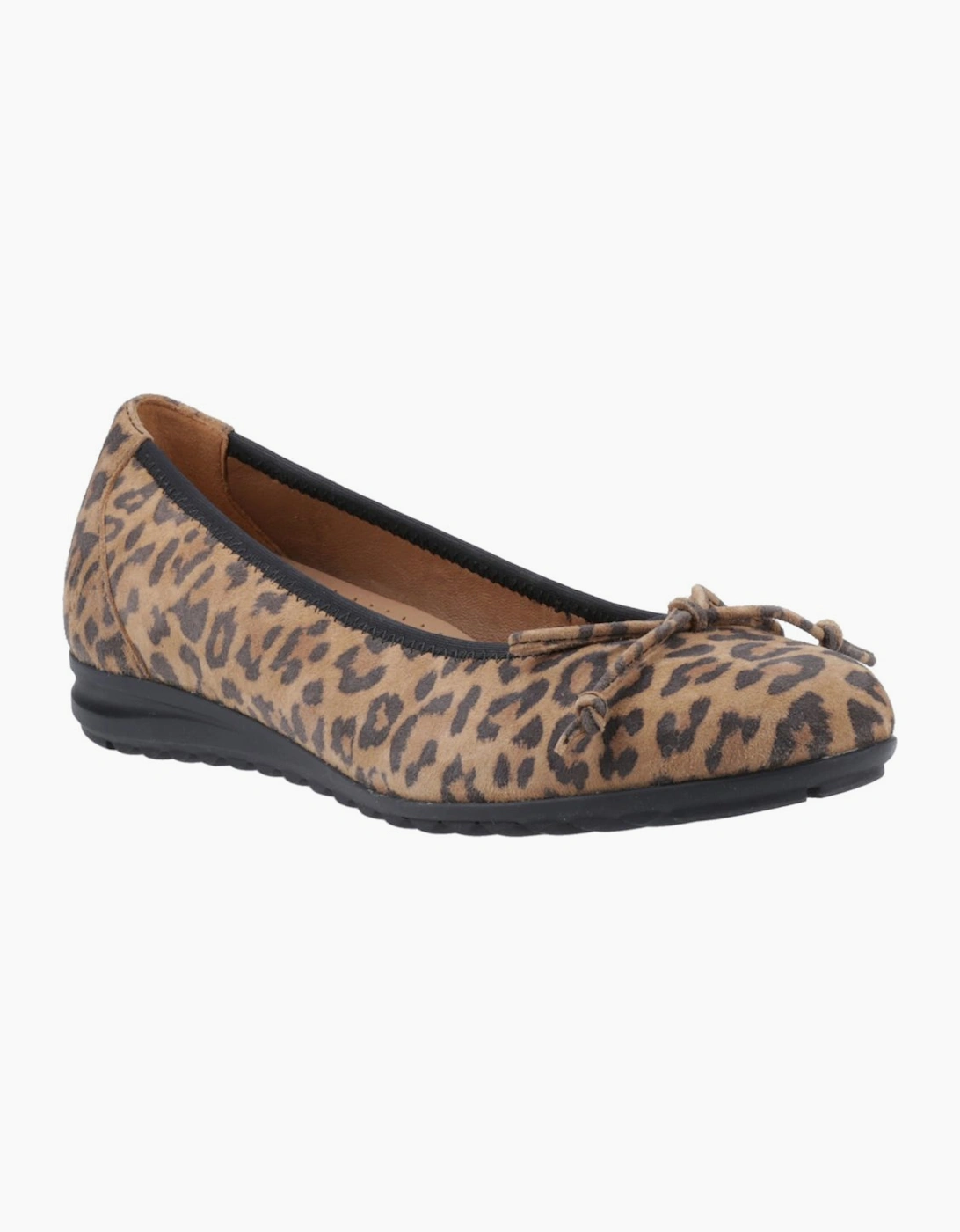 Hush Puppies Women's Brown Lucille Bow Ballerina Shoes - Size 8