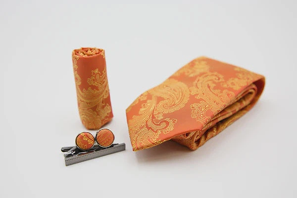 Paisley Tie - Orange, 2 of 1