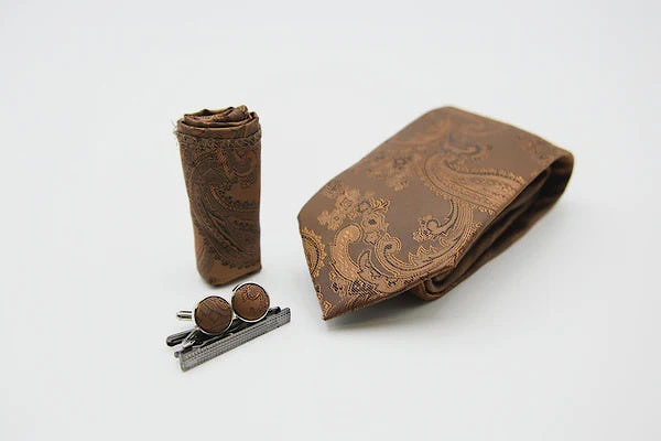 Paisley Tie - Dark Brown