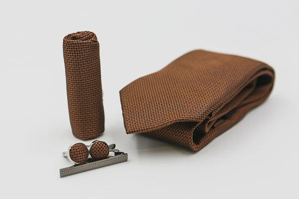 Textured Tie Set - Brown, 2 of 1