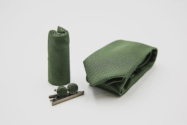 Textured Tie Set - Green, 2 of 1