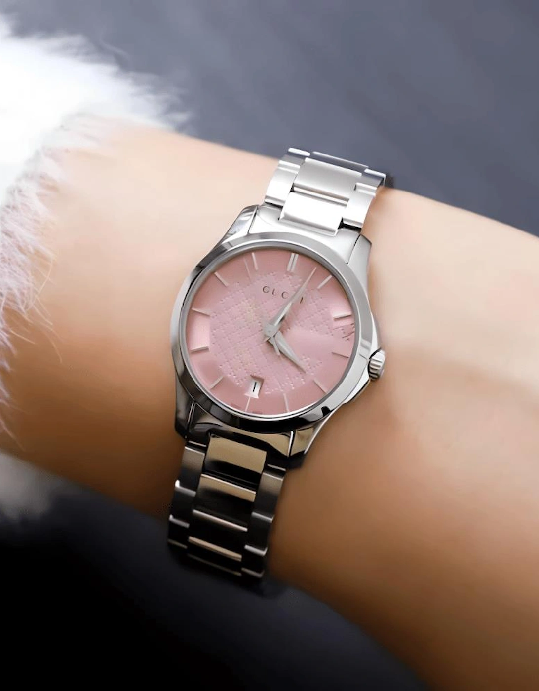 YA126524 G-Timeless Pink Dial Ladies Watch