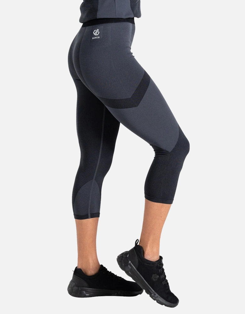 Dare 2B Womens/Ladies In The Zone II Panel 3/4 Leggings