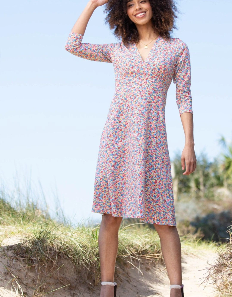 Cheselbourne 3/4 Sleeve Jersey Dress