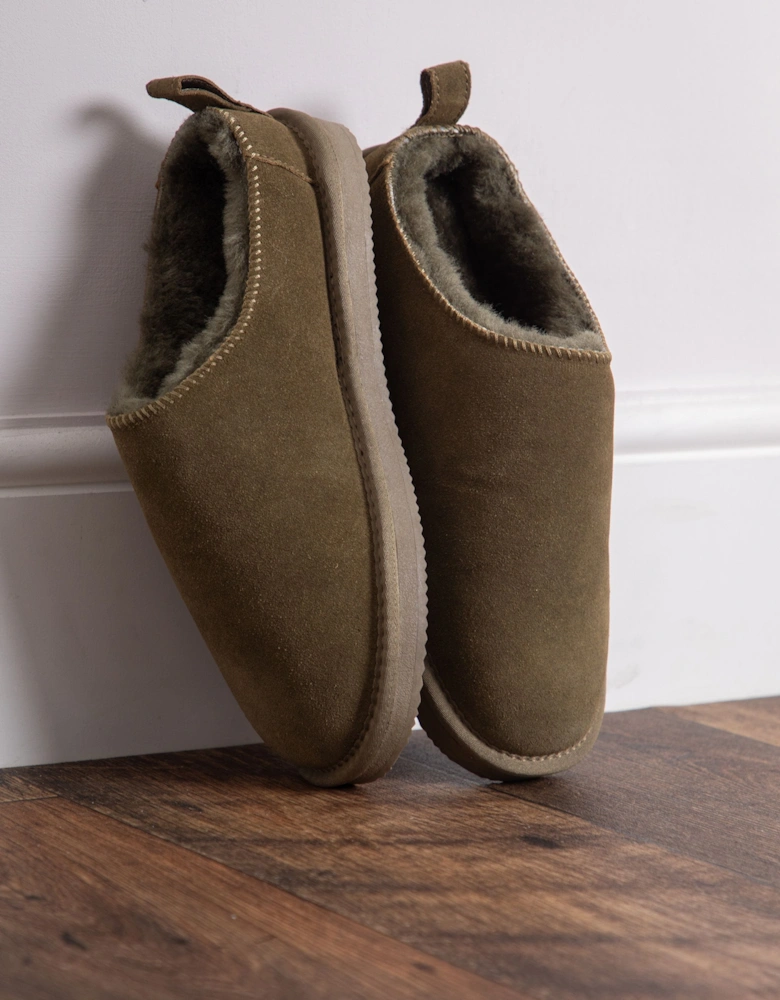 Ladies' Sheepskin Clog Slippers