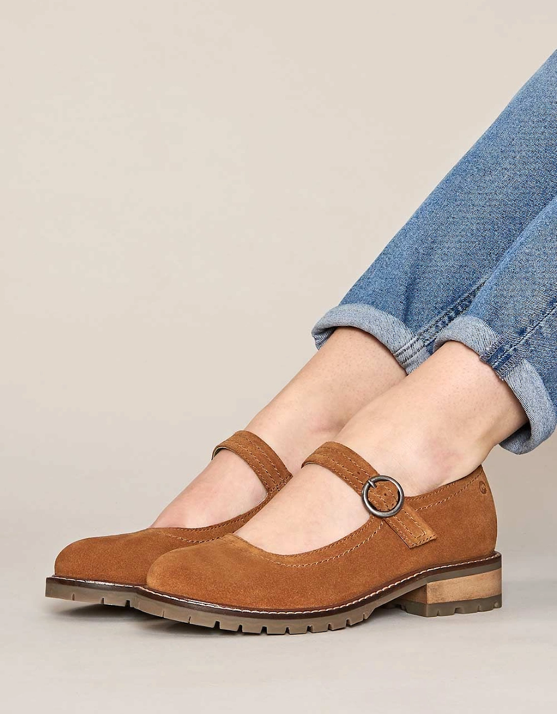 Boyce' Ladies Flat Mary Jane Style Shoes, 2 of 1