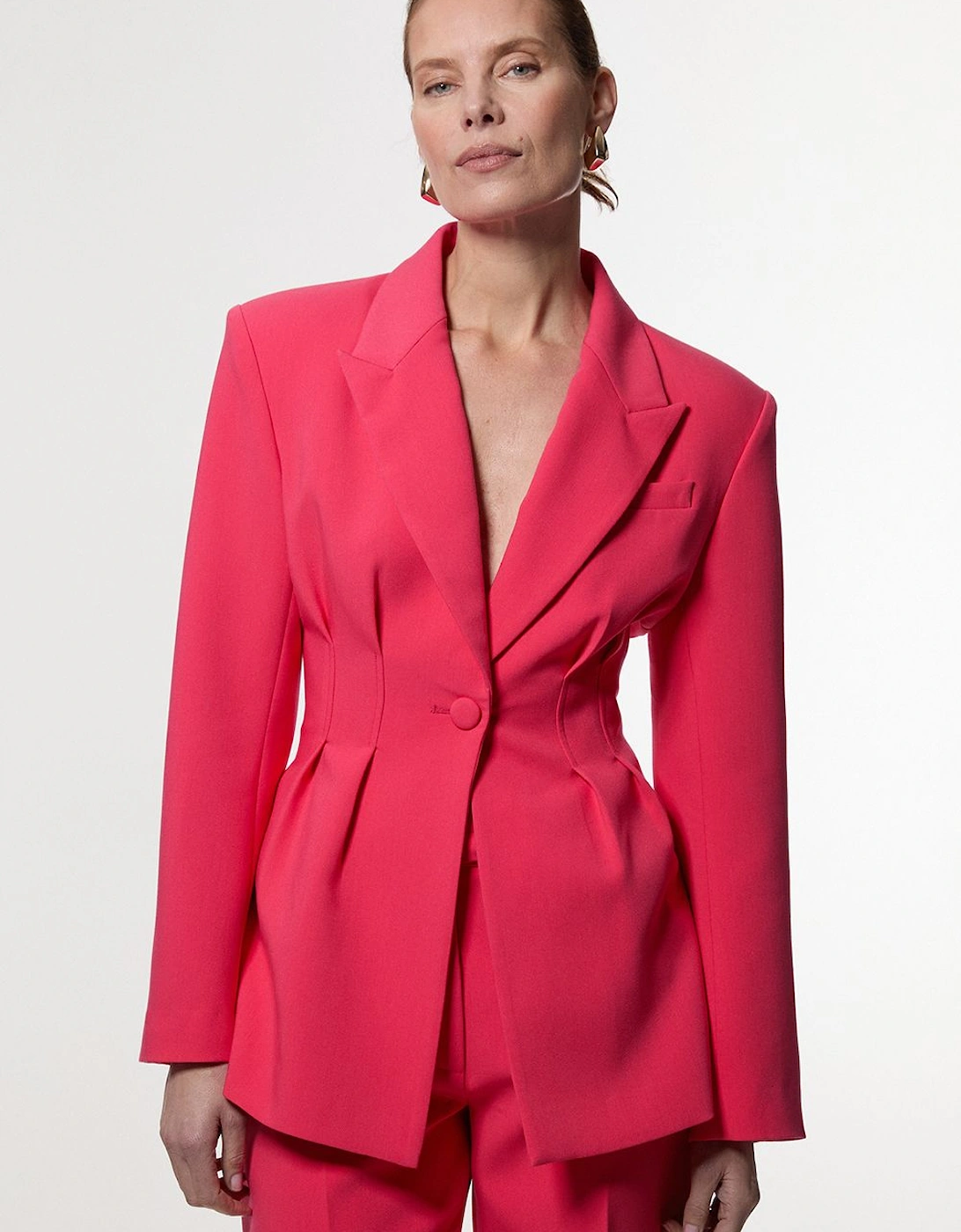 Compact Stretch Darted Tailored Jacket, 2 of 1