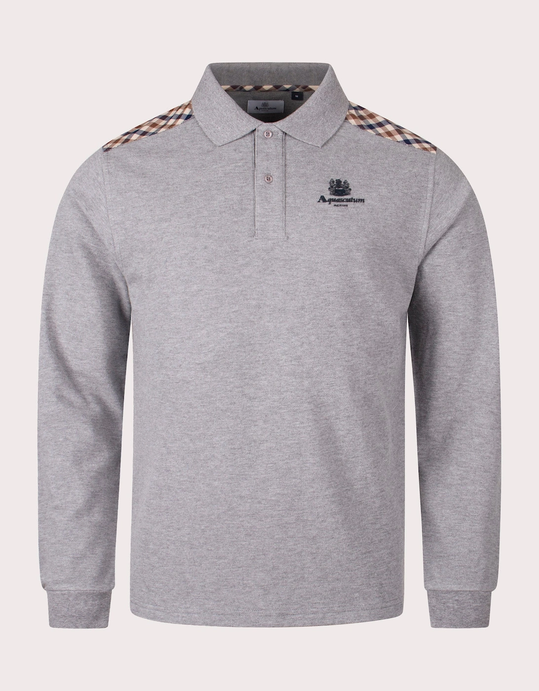 Stripes Piquet Long Sleeve Polo Shirt, 4 of 3