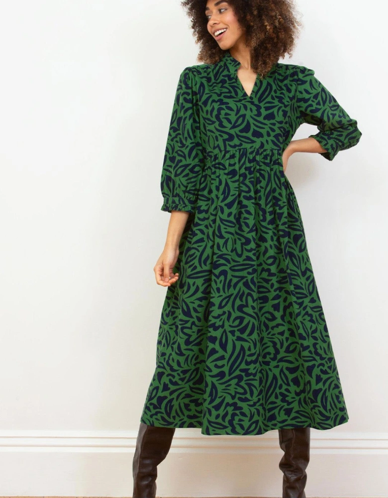 Charborough 3/4 Sleeve Cord Dress