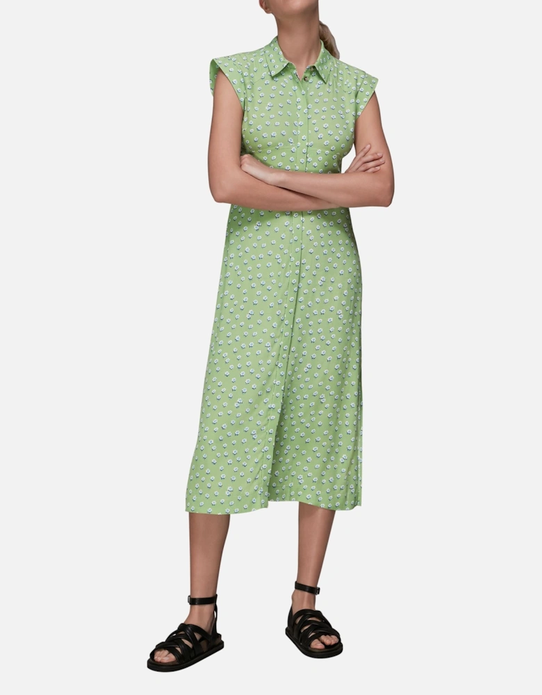 Shooting Floral Midi Dress Floral