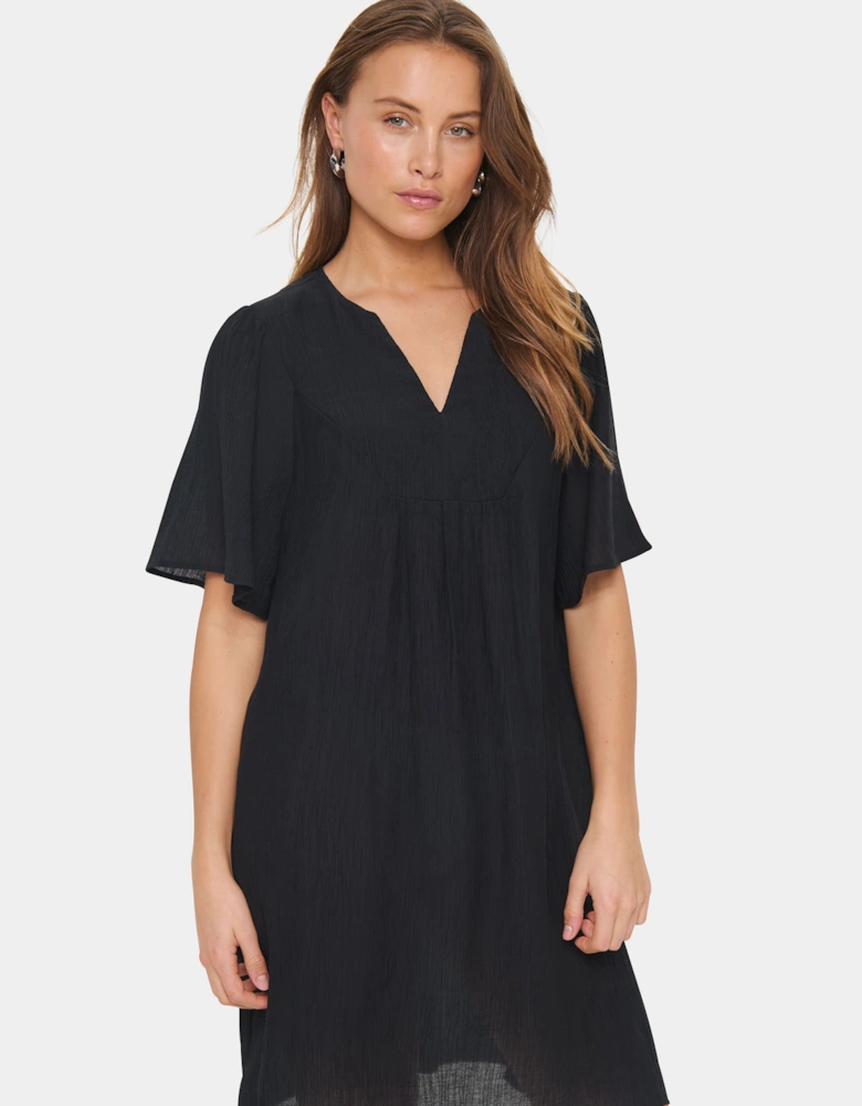 KammiSZ V-Neck Short Sleeve Dress