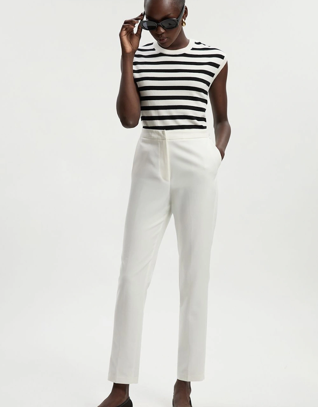 Petite Essential Techno Woven Trouser, 2 of 1