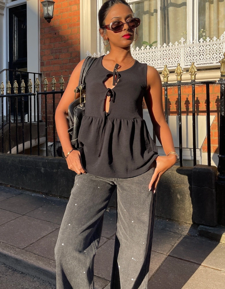 Petite Peplum Style Top
