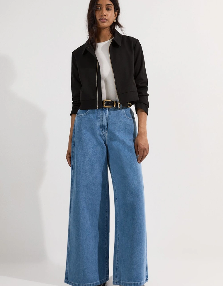 Denim Soft Wash Relaxed Straight Leg Jean