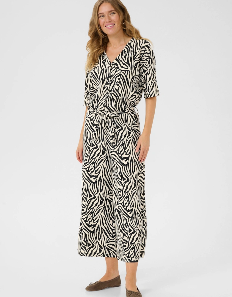KAivanna V-Neck Cropped Jumpsuit.