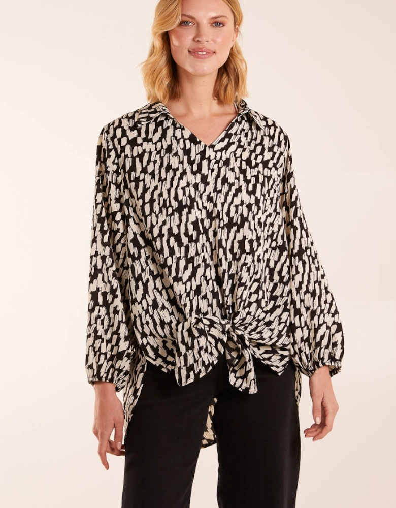 High Low Hem Blouse