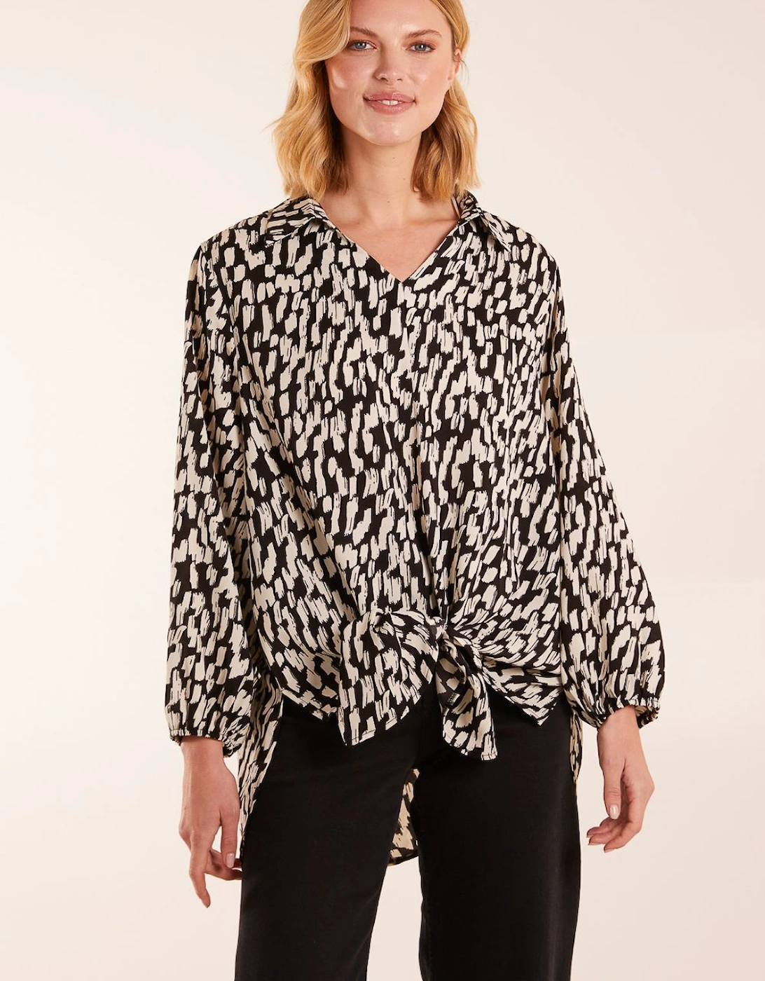 High Low Hem Blouse, 2 of 1