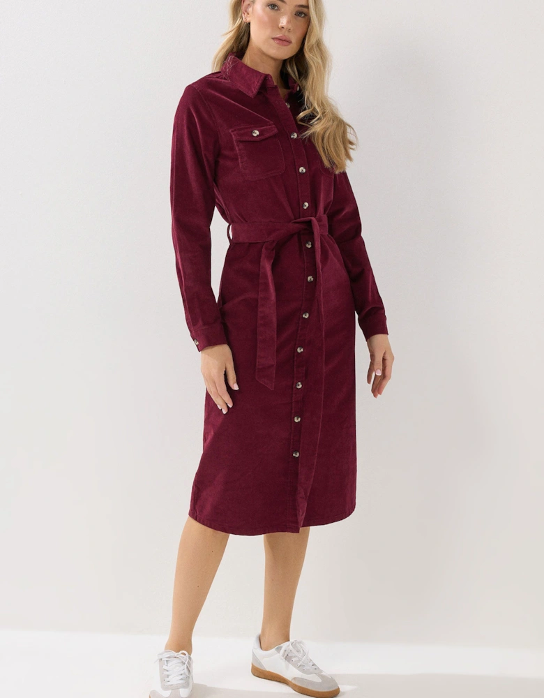 Tall Cord Shirt Dress