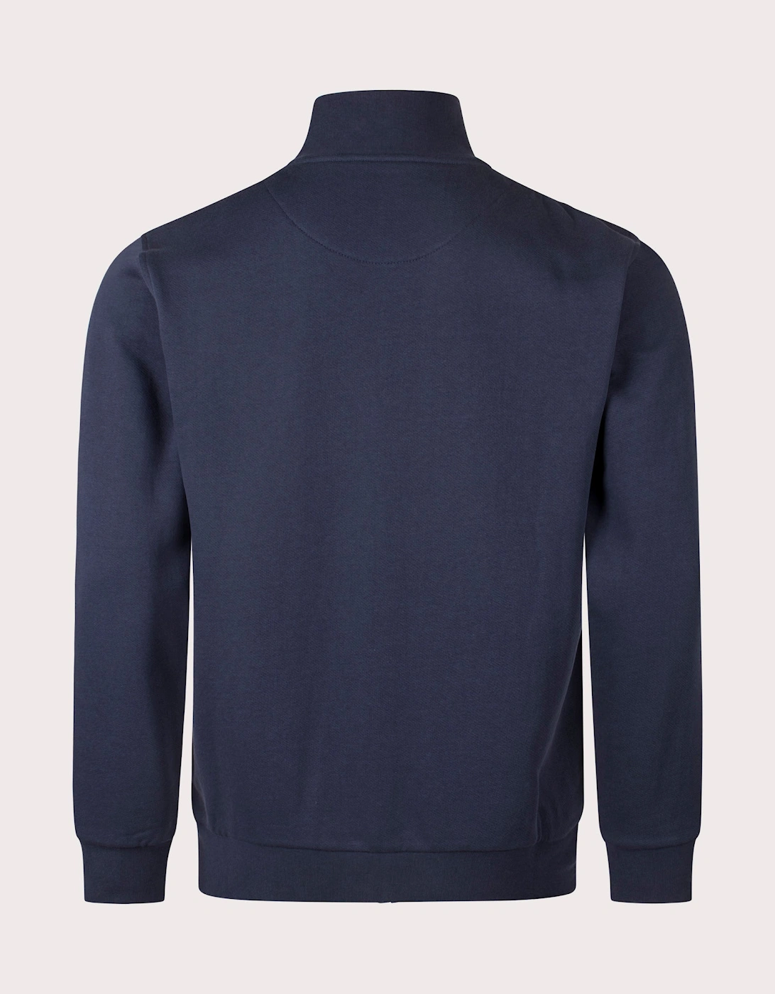 Club Check Shoulder Full Zip Fleece Track Top
