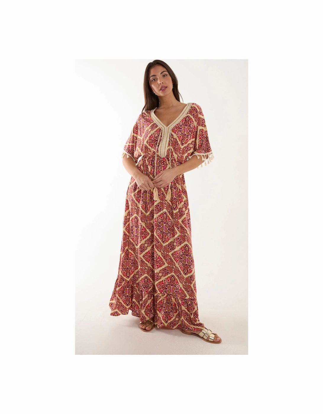 Embellished Trim Maxi Dress, 2 of 1