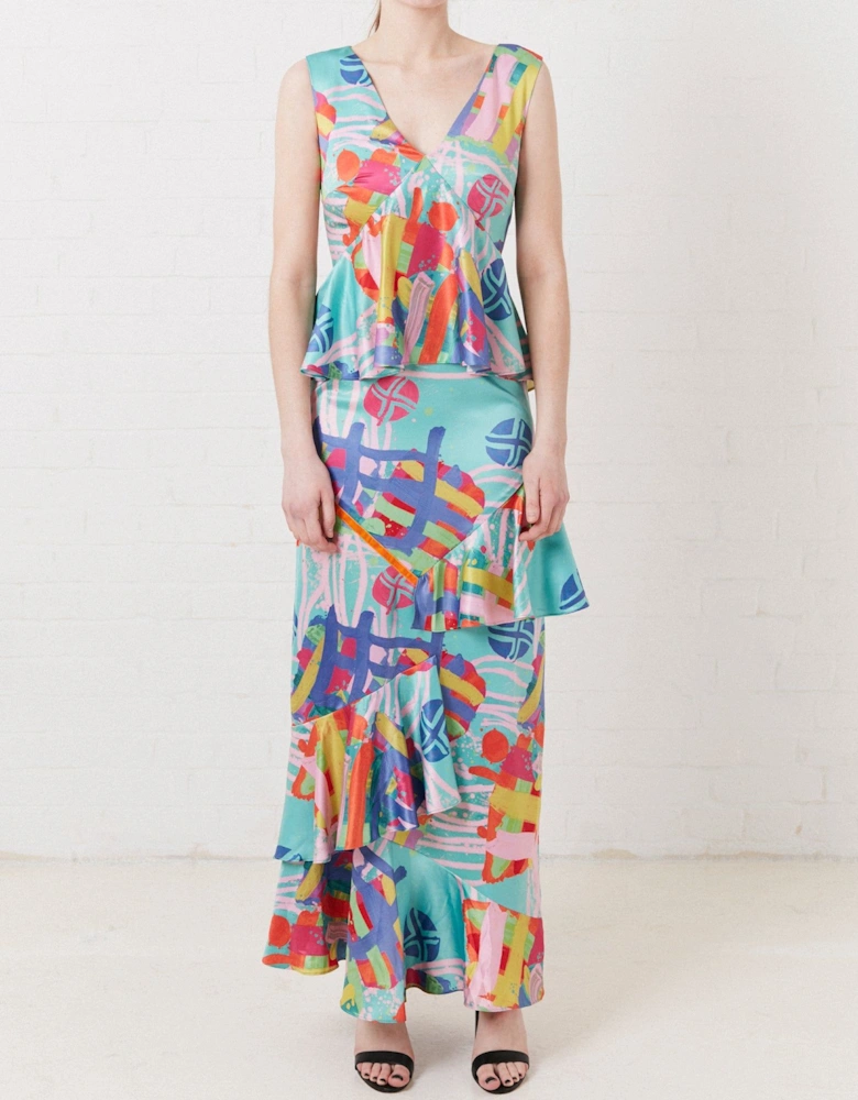 Nova Print Maxi Dress