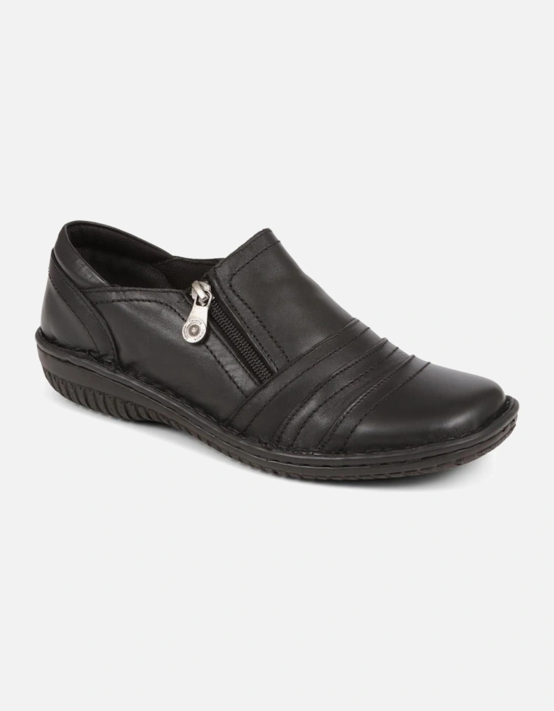 Leather Slip On Shoes for Women