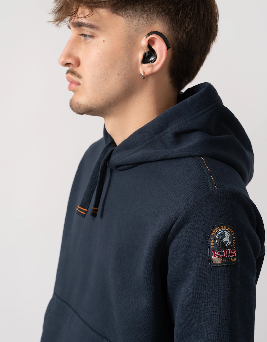 Everest Mens Hooded Sweatshirt - Blue Navy 316
