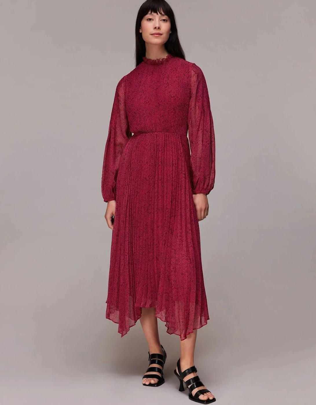 Abstract Snake Plisse Dress, 2 of 1