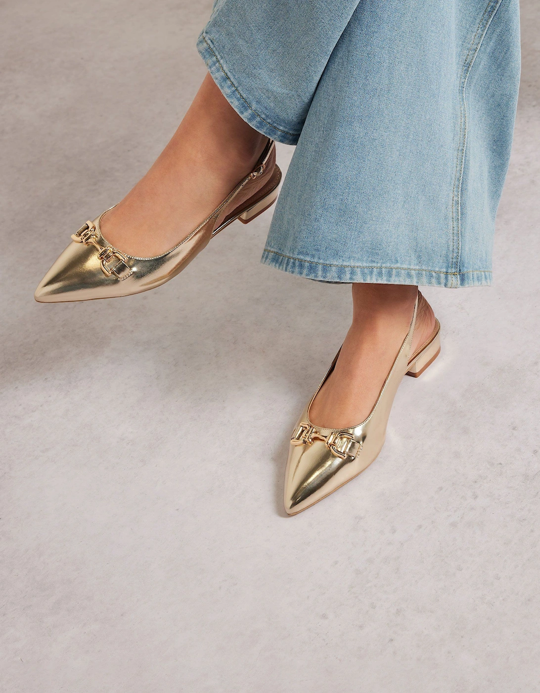 Buckle Slingback Flats, 2 of 1