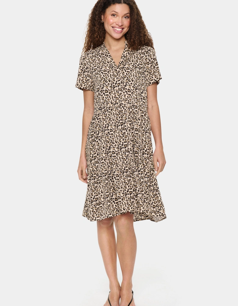 EdaSZ Short Sleeve Knee Length Dress