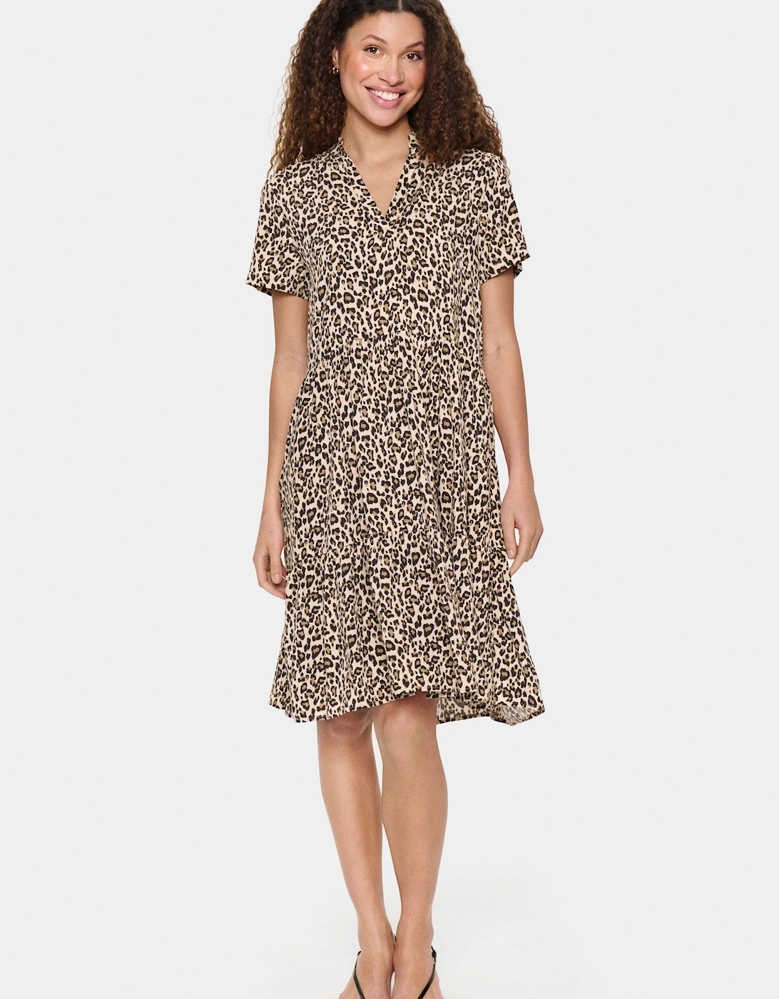 EdaSZ Short Sleeve Knee Length Dress, 2 of 1