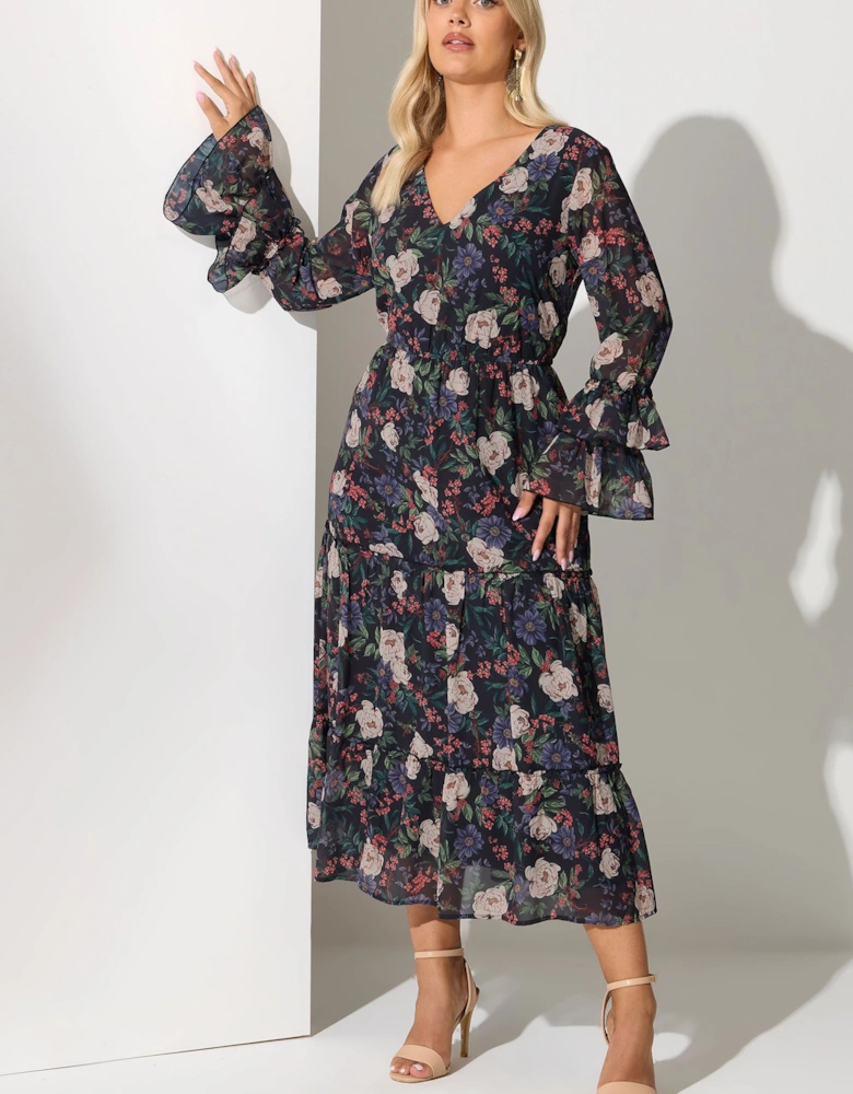 Ruffle Tiered Maxi Dress