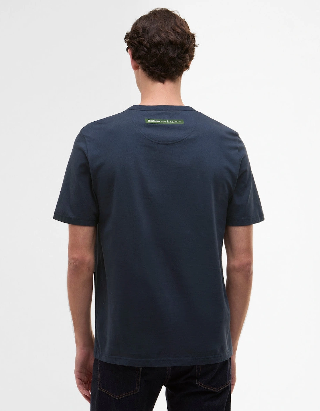 Barbour PS Wax Tin T-Shirt NY91 Navy