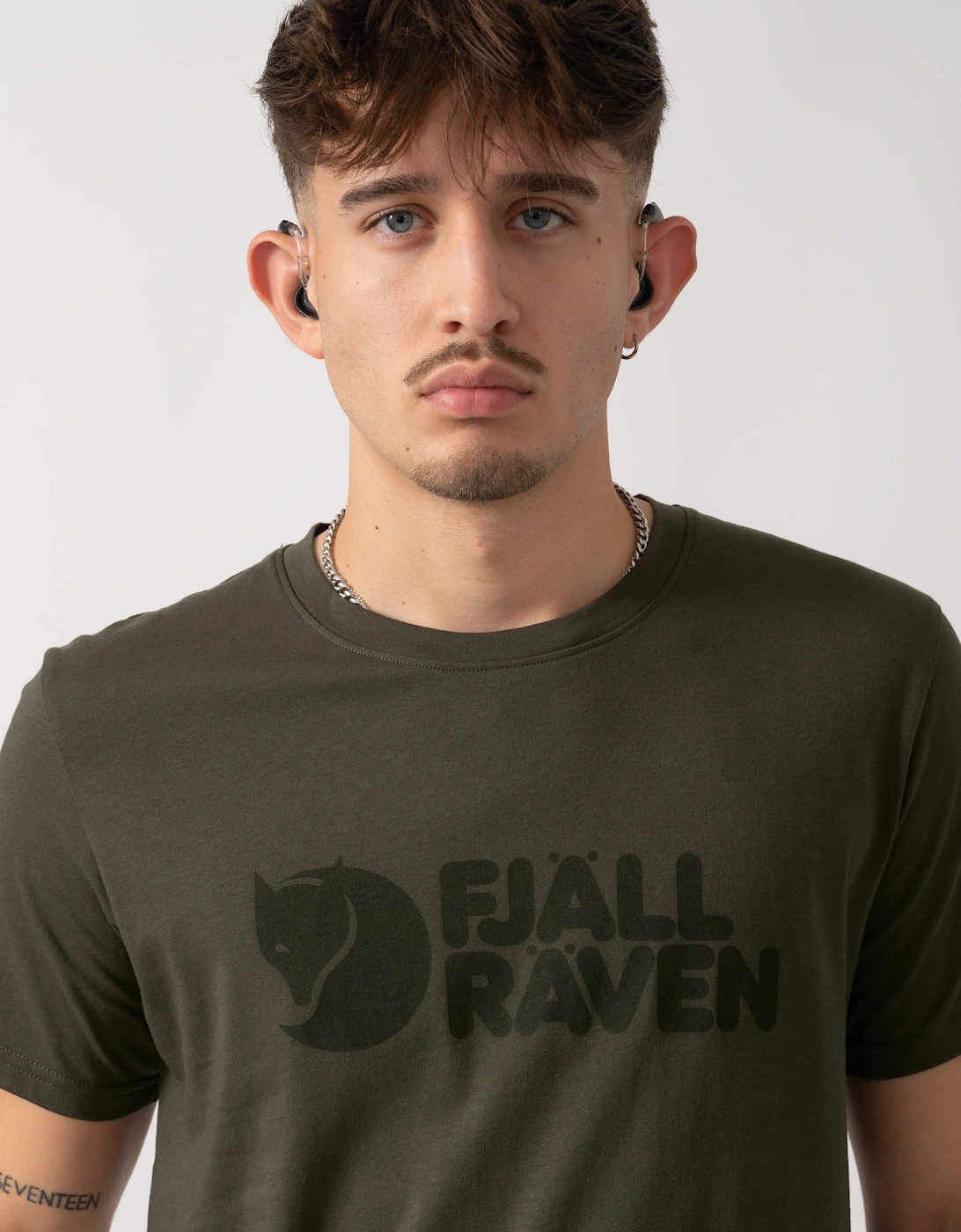 Logo Mens T-Shirt - Dark Olive 633