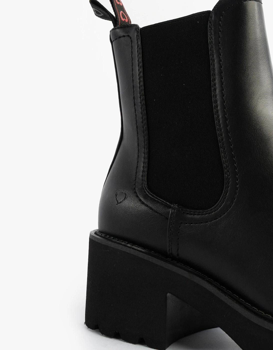 HONEYBELLE Womens Chelsea Boots Black